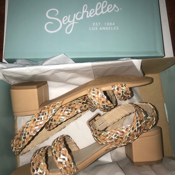 Seychelles Perfect Fit Nude Multi Braided sandals - Picture 4 of 4